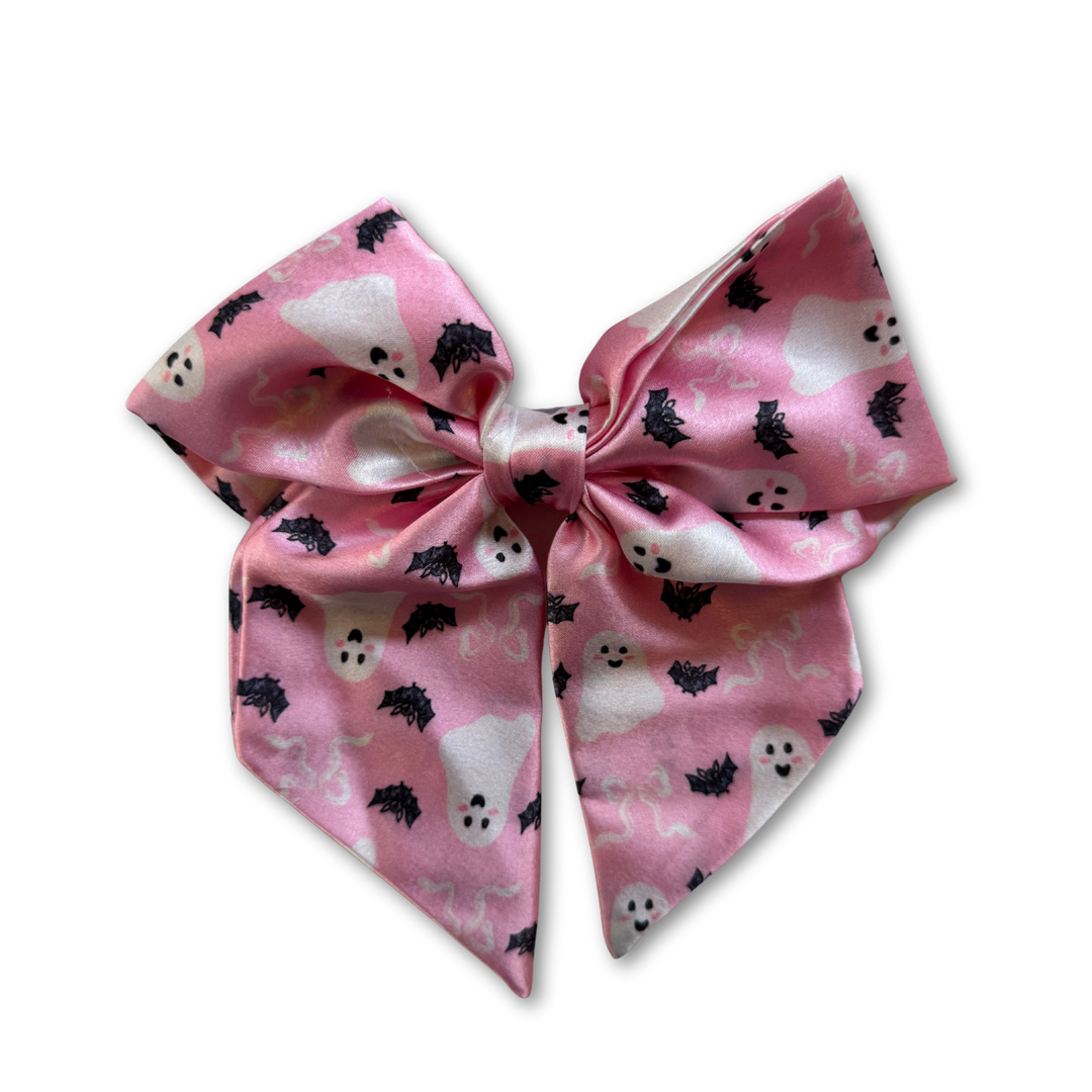 Ghosts & Bats Short Tail Hair Bow