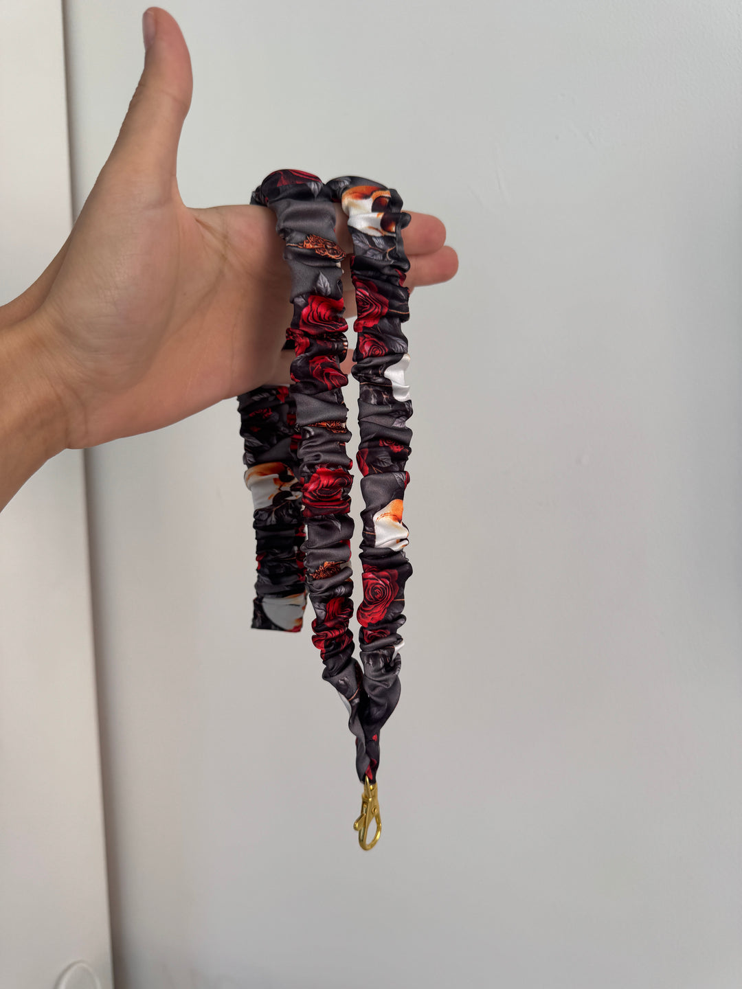 Gothic skulls lanyard