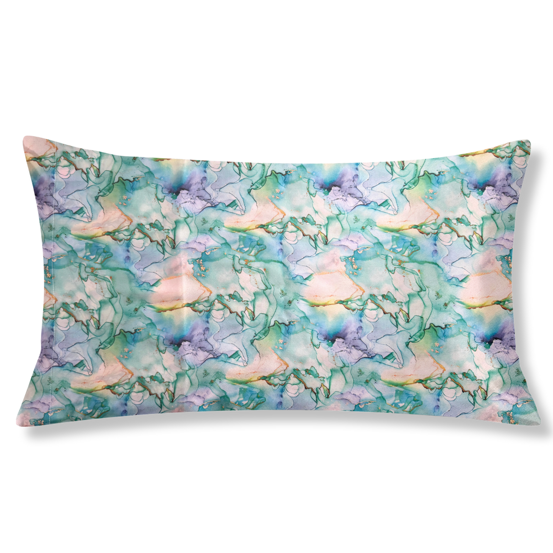 Marble Mint Satin Pillowcase