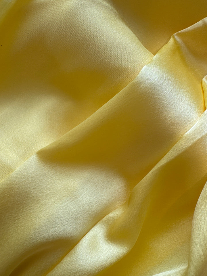 Yellow Plain Scrunchie
