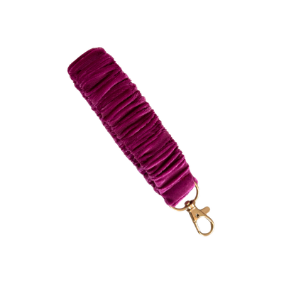 Raspberry velvet scrunchlet