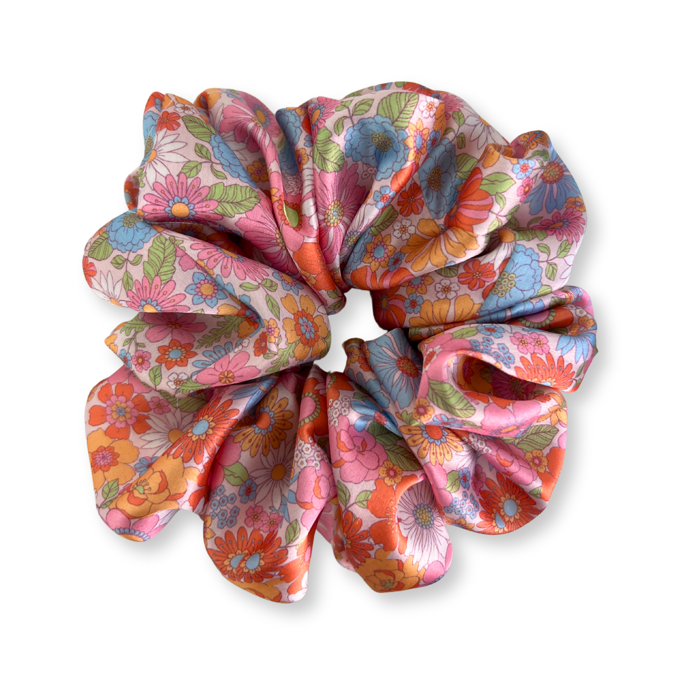 Funky Flowers Scrunchie