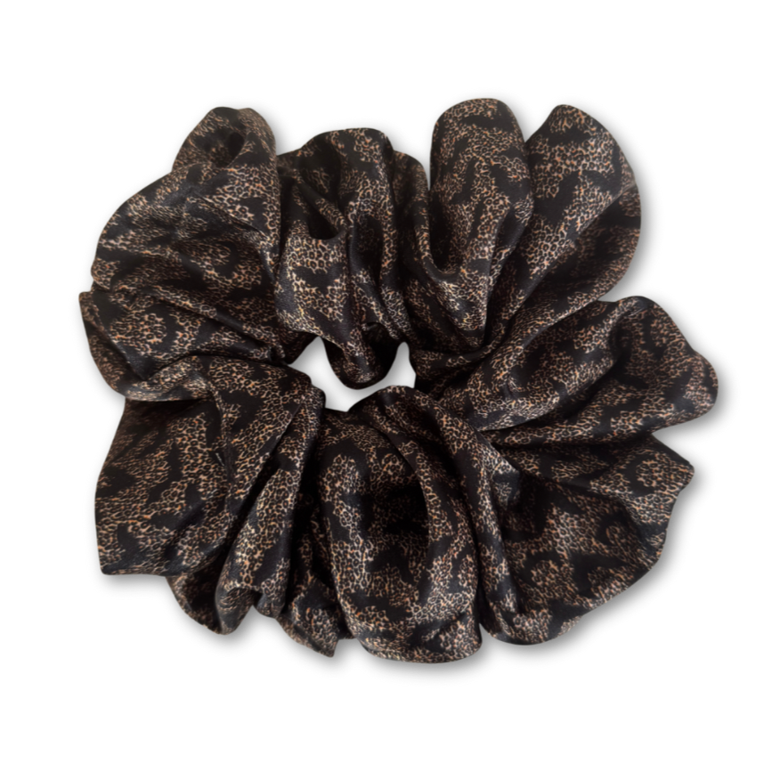 NEW - Leopard Bats Scrunchie