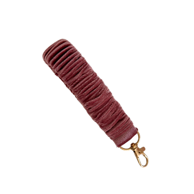 Dusky pink velvet scrunchlet