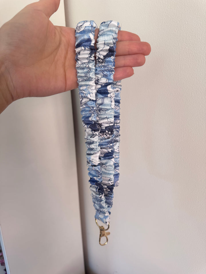 Denim Patchwork Lanyard