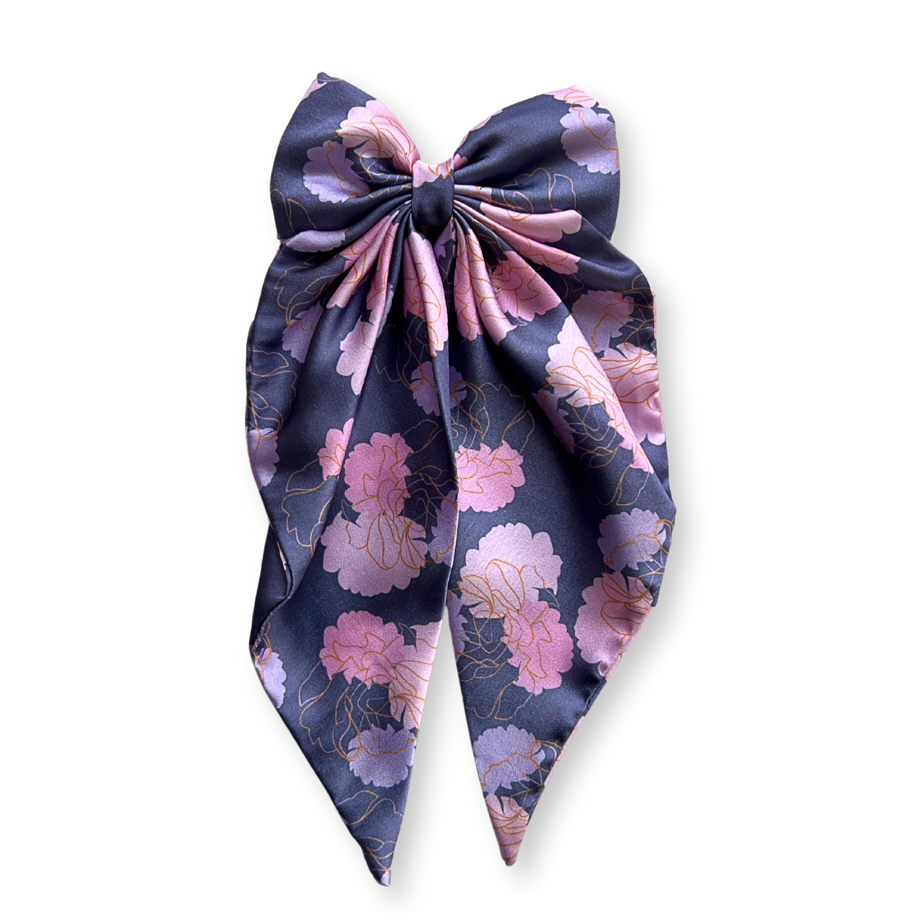 Sugar Plum Long Tail Hair Bow