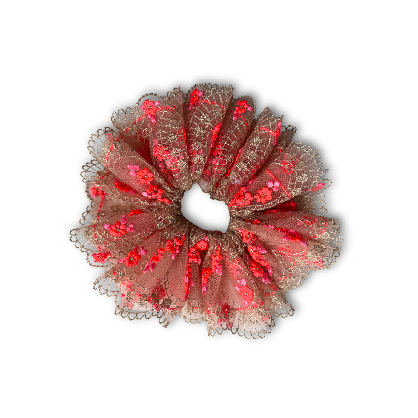 Anaïs triple layer lace scrunchie