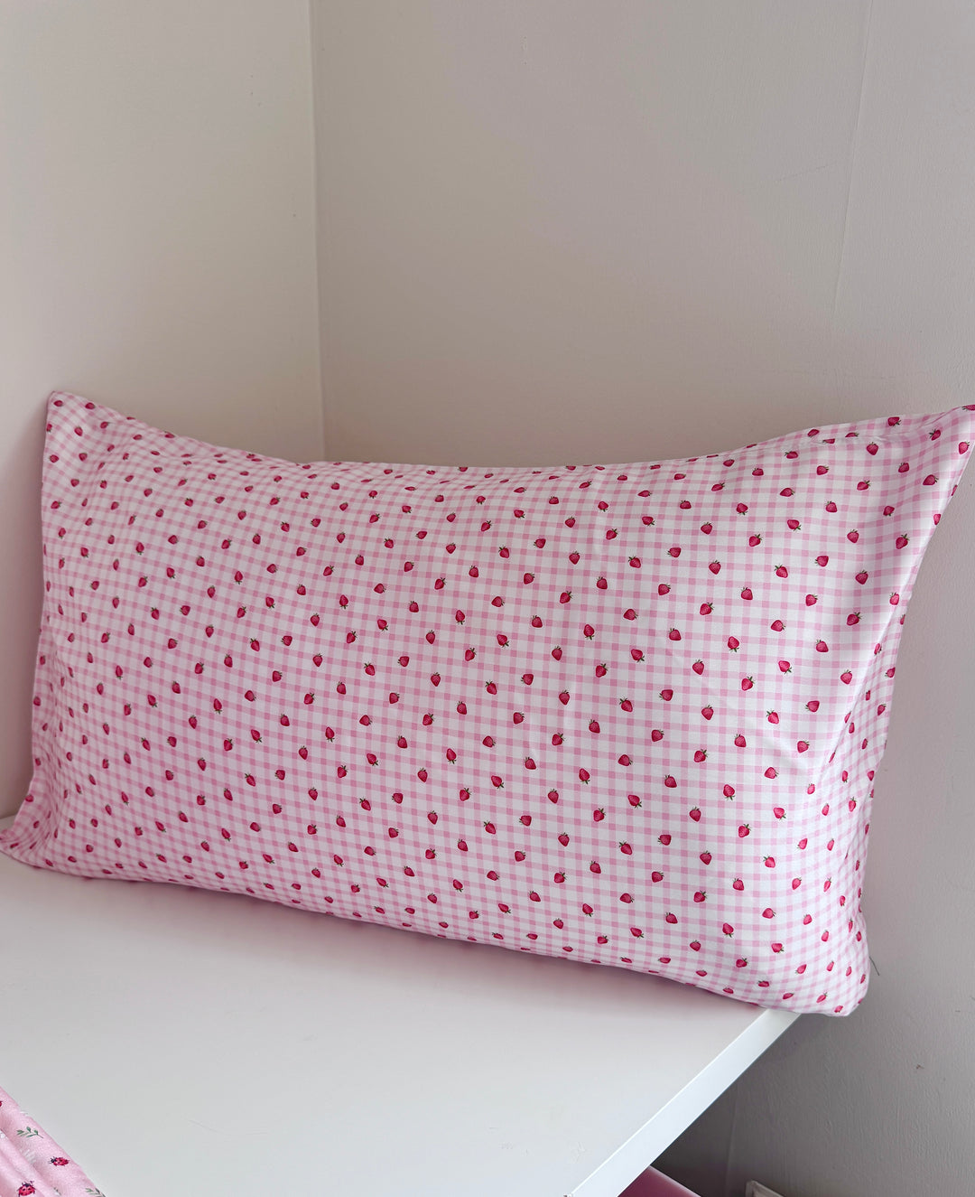 Strawberry Fields Satin Pillowcase