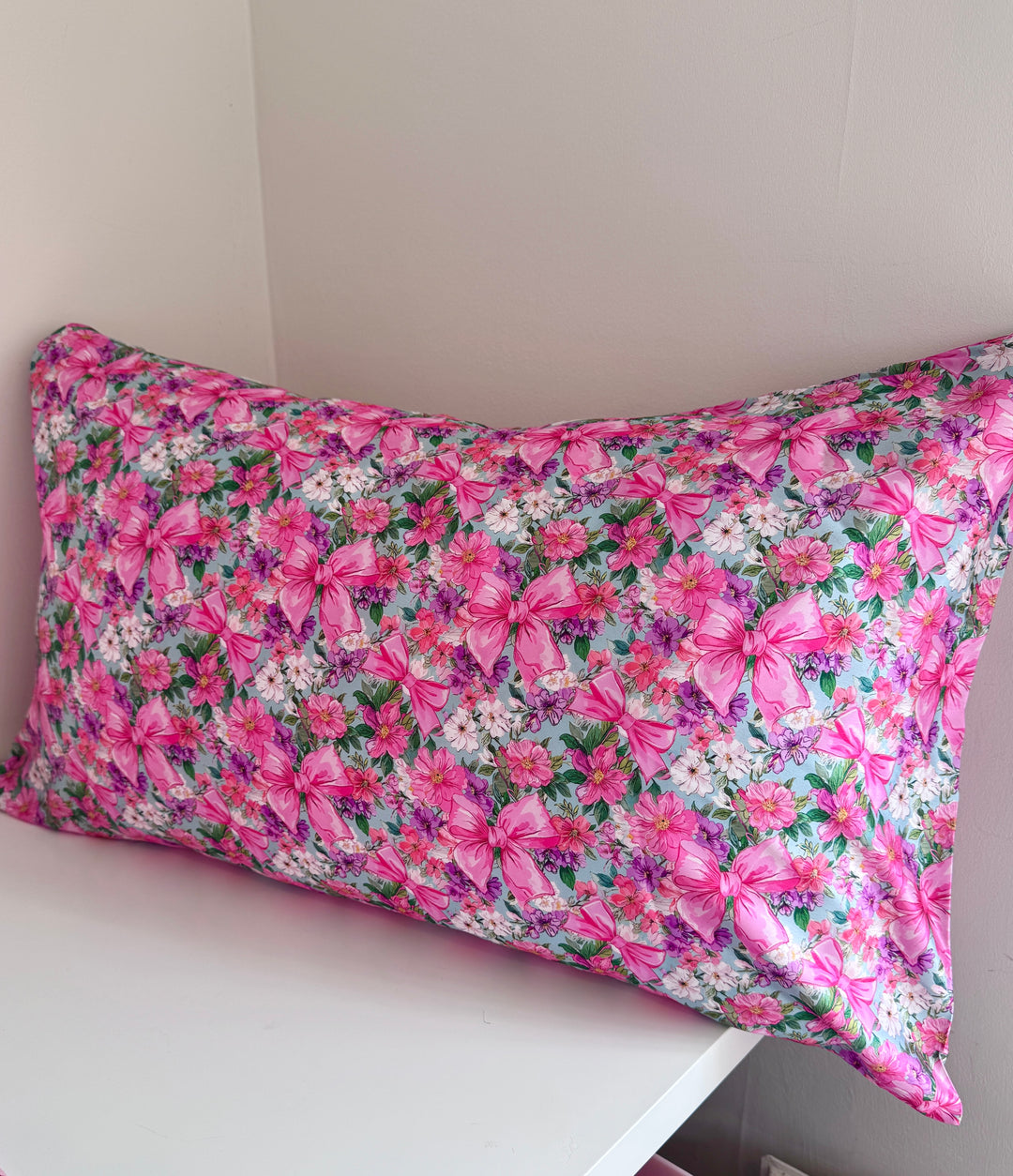 Floral Paradise Satin Pillowcase
