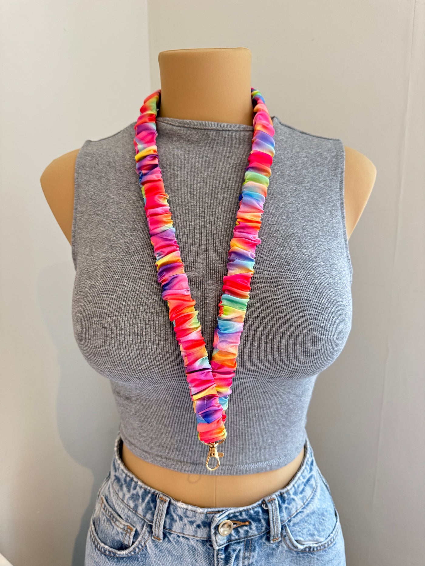 Ibiza Scrunchie Lanyard