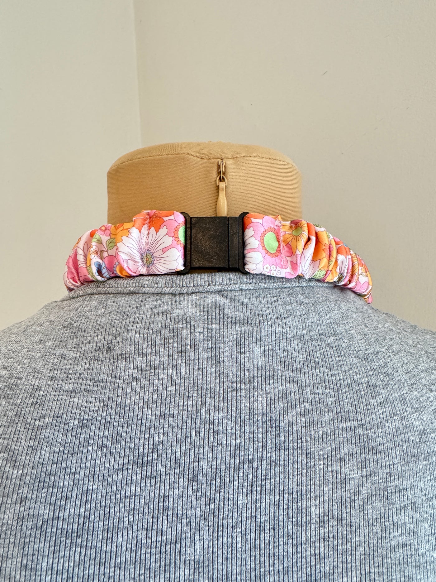 Funky Flowers Scrunchie Lanyard