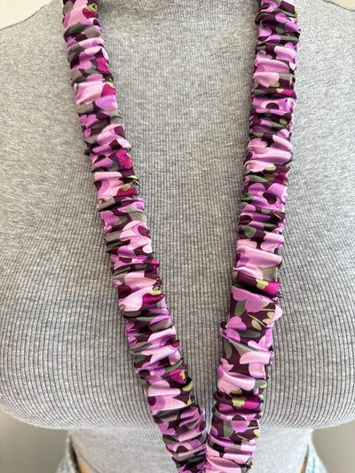 Purple Passion Scrunchie Lanyard