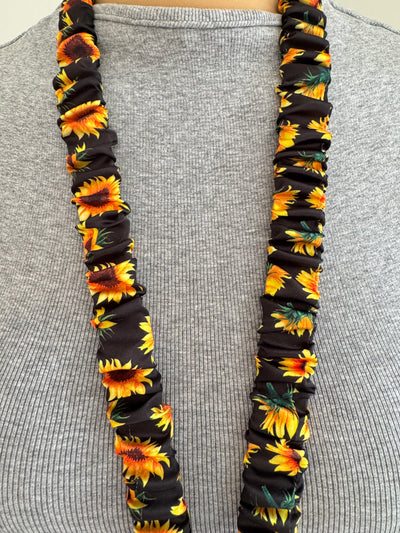 Sunflower Scrunchie Lanyard