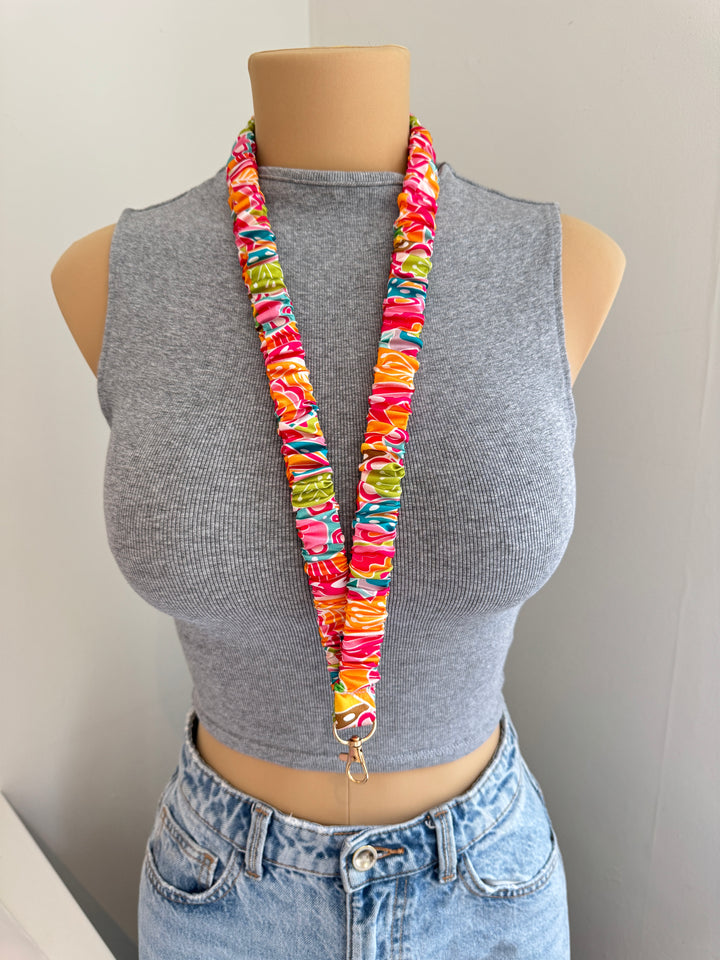 Festival Scrunchie Lanyard