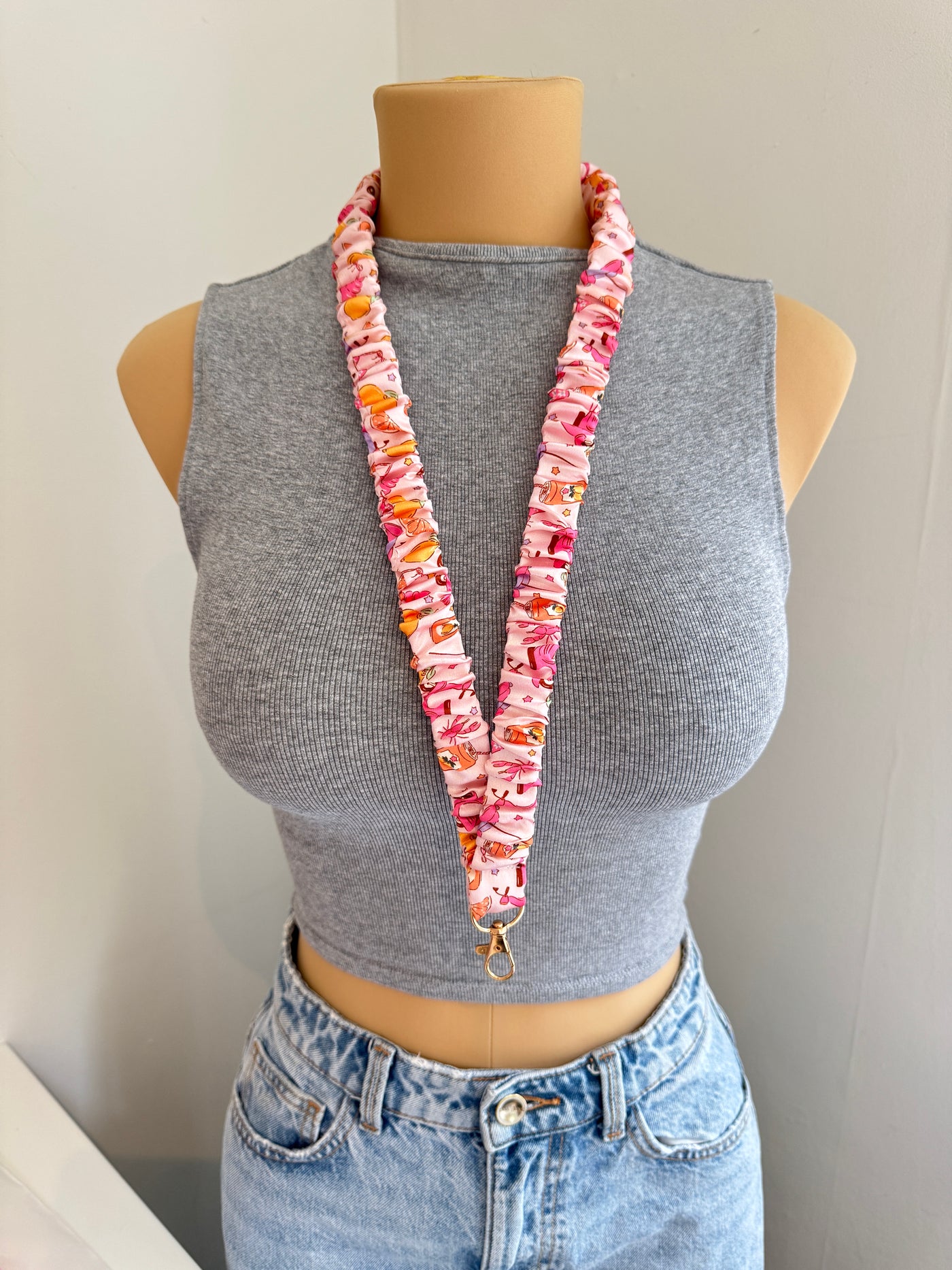 Euro Summer Scrunchie Lanyard