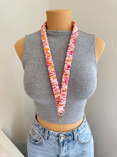 Euro Summer Scrunchie Lanyard