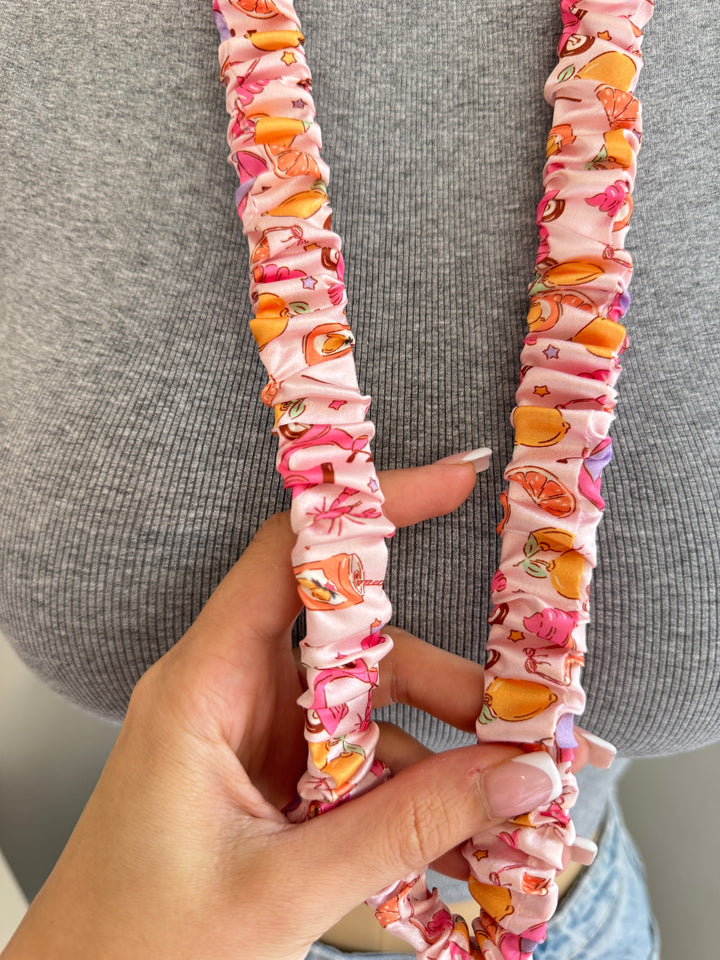 Euro Summer Scrunchie Lanyard