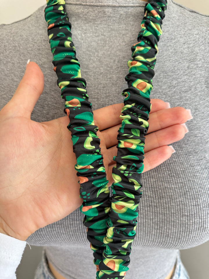 Avocado Scrunchie Lanyard