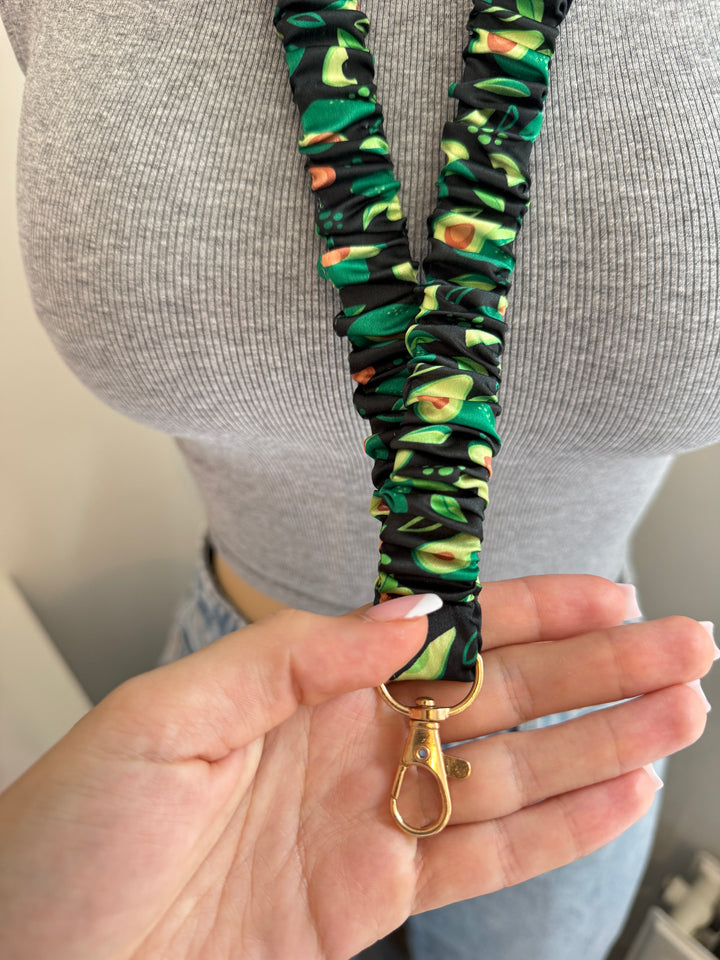 Avocado Scrunchie Lanyard