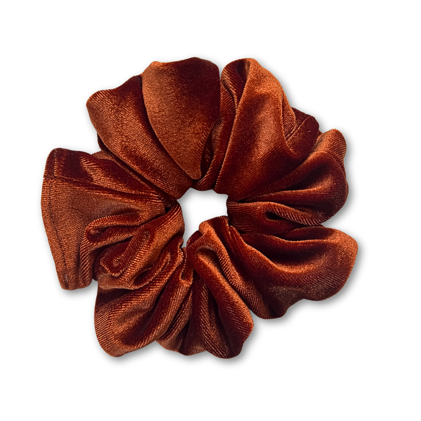 NEW - Rust Velvet Scrunchie