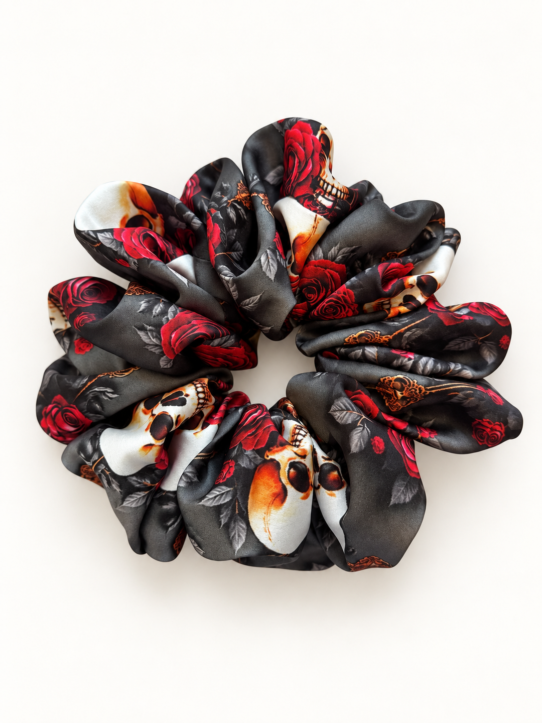 Gothic skulls Scrunchie