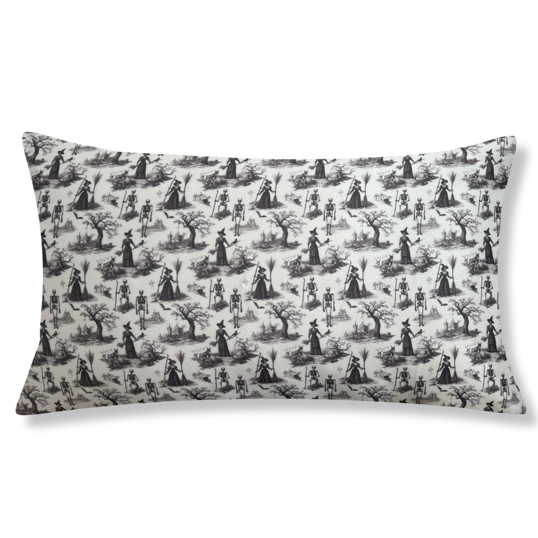 Witchy toile satin Pillowcase