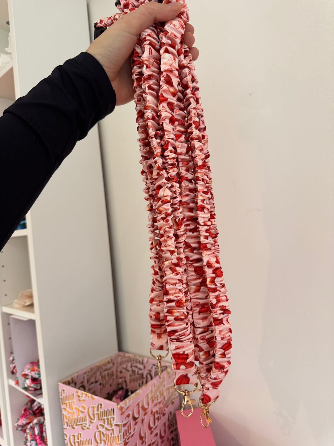 Pumpkin Pie Scrunchie Lanyard