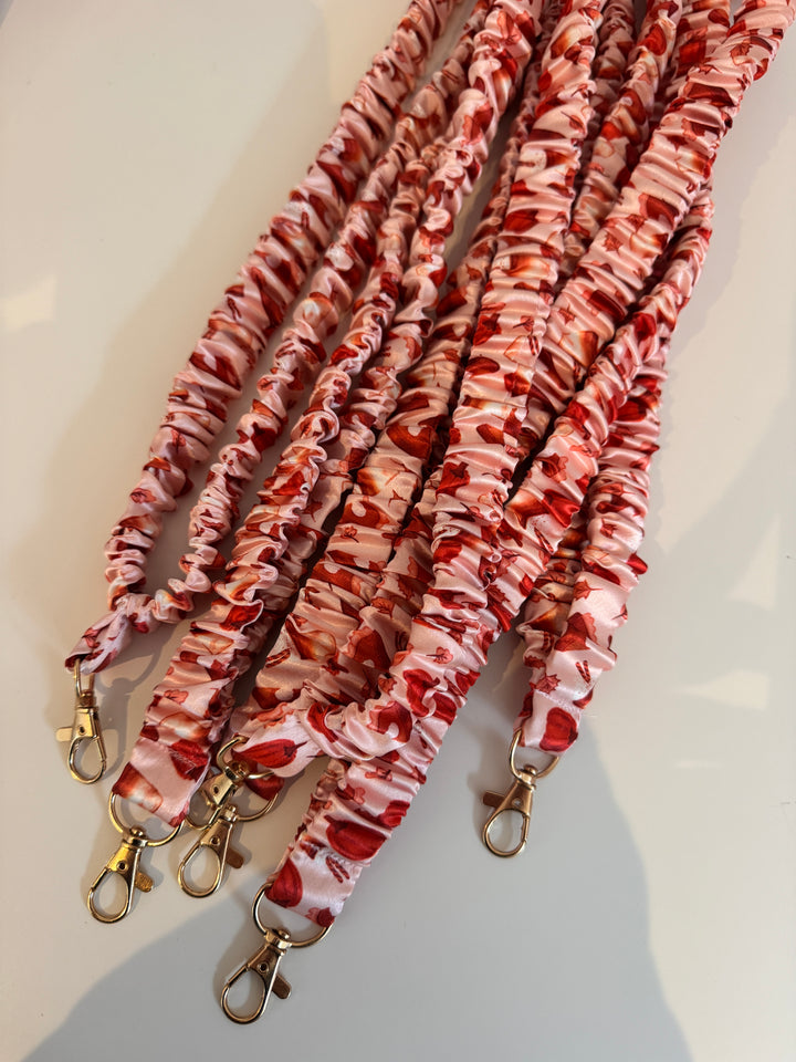 Pumpkin Pie Scrunchie Lanyard