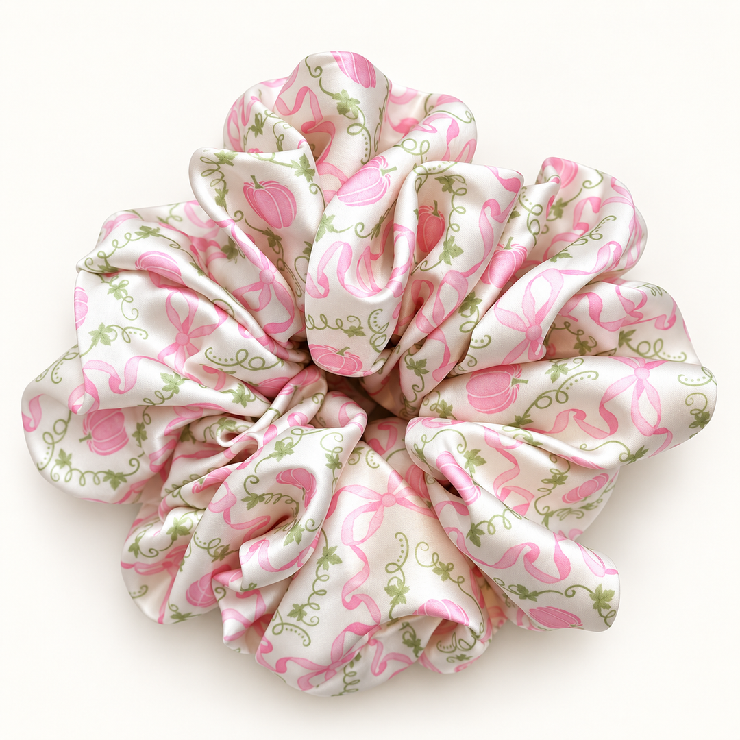 Pastel pumpkin Scrunchie