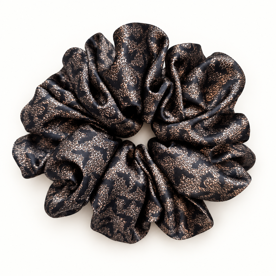 Leopard Bats Scrunchie