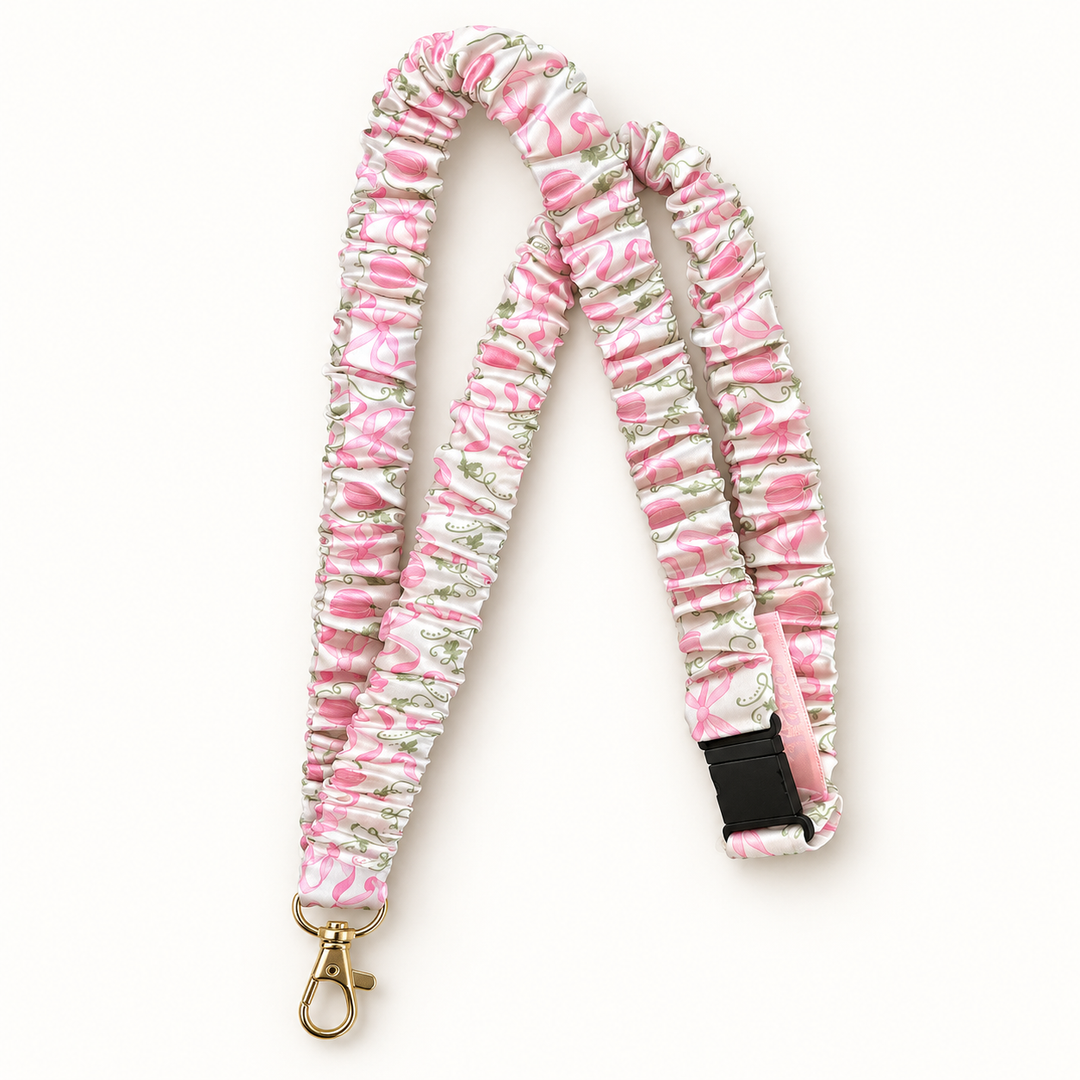 Pastel pumpkin lanyard