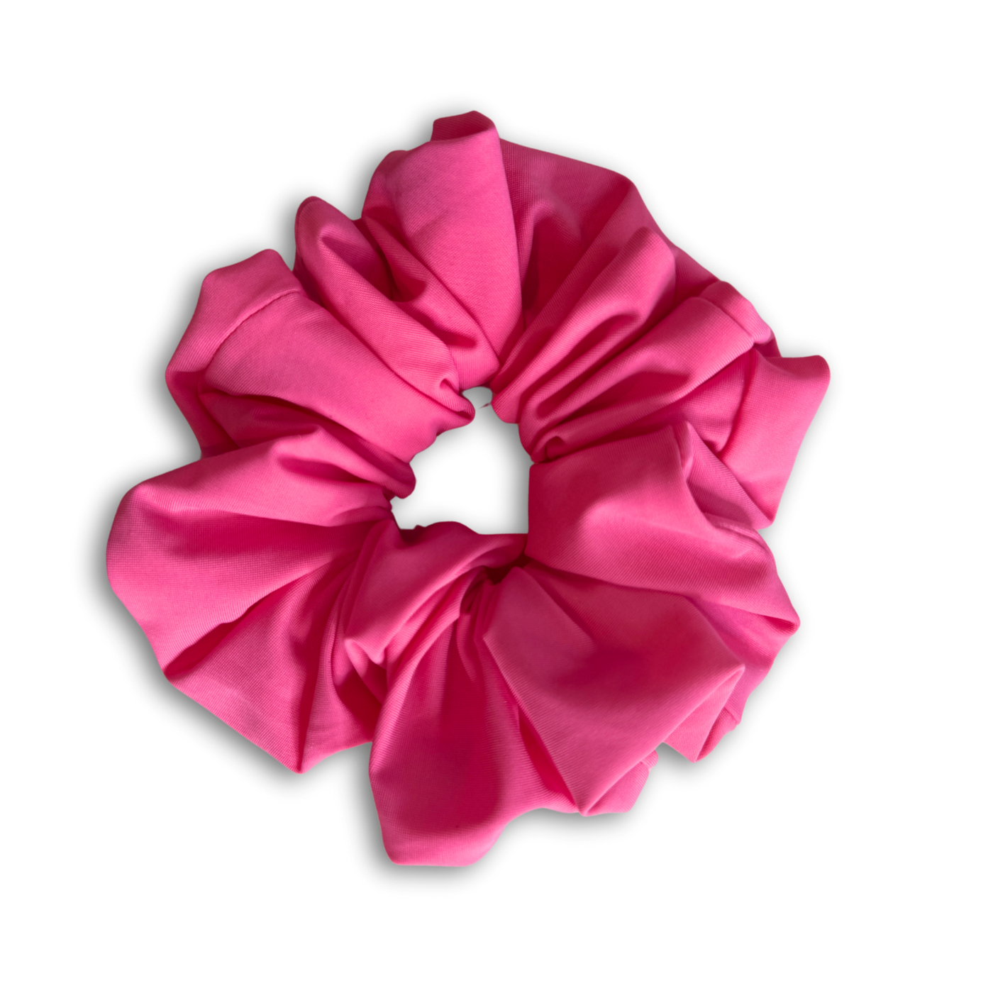 Pink swim scrunchie medium
