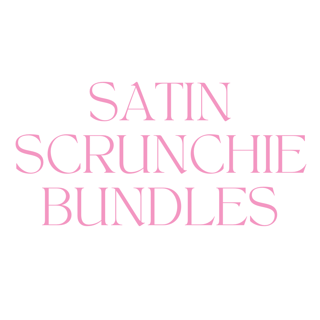 SATIN SCRUNCHIE BUNDLES