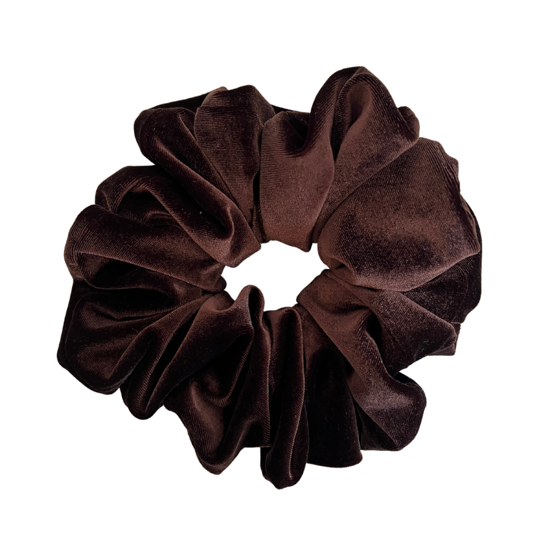 Chocolate Velvet Scrunchie