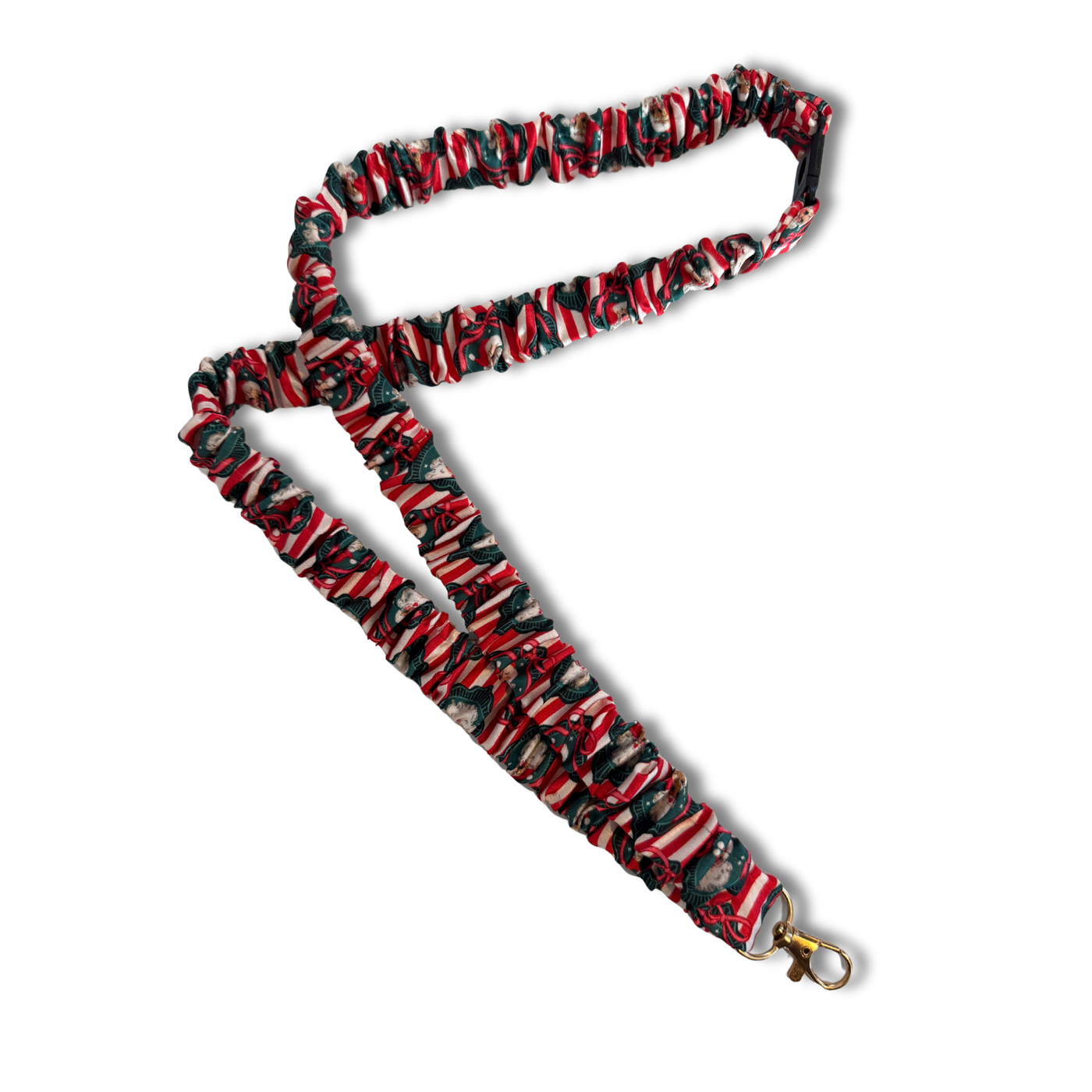 NEW - Retro Santa Scrunchie Lanyard