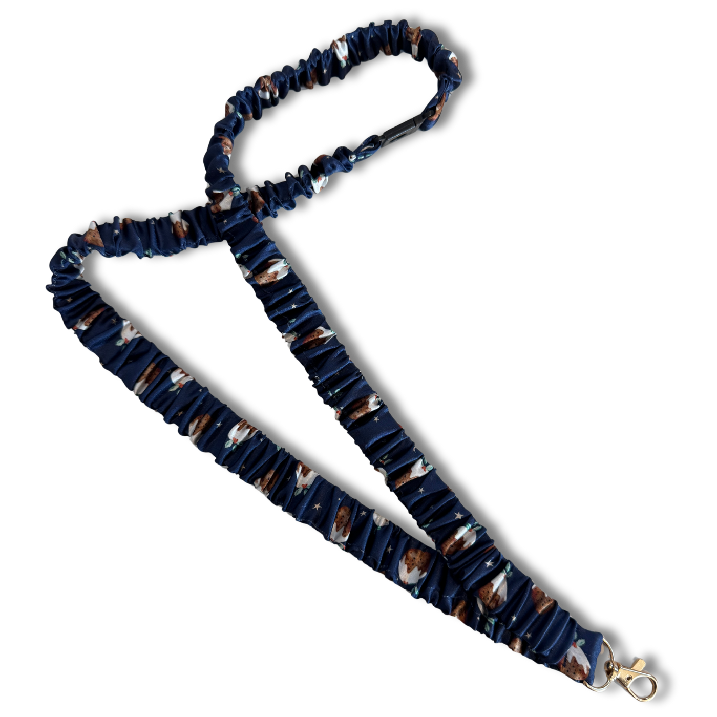 NEW - Christmas Pudding Scrunchie Lanyard