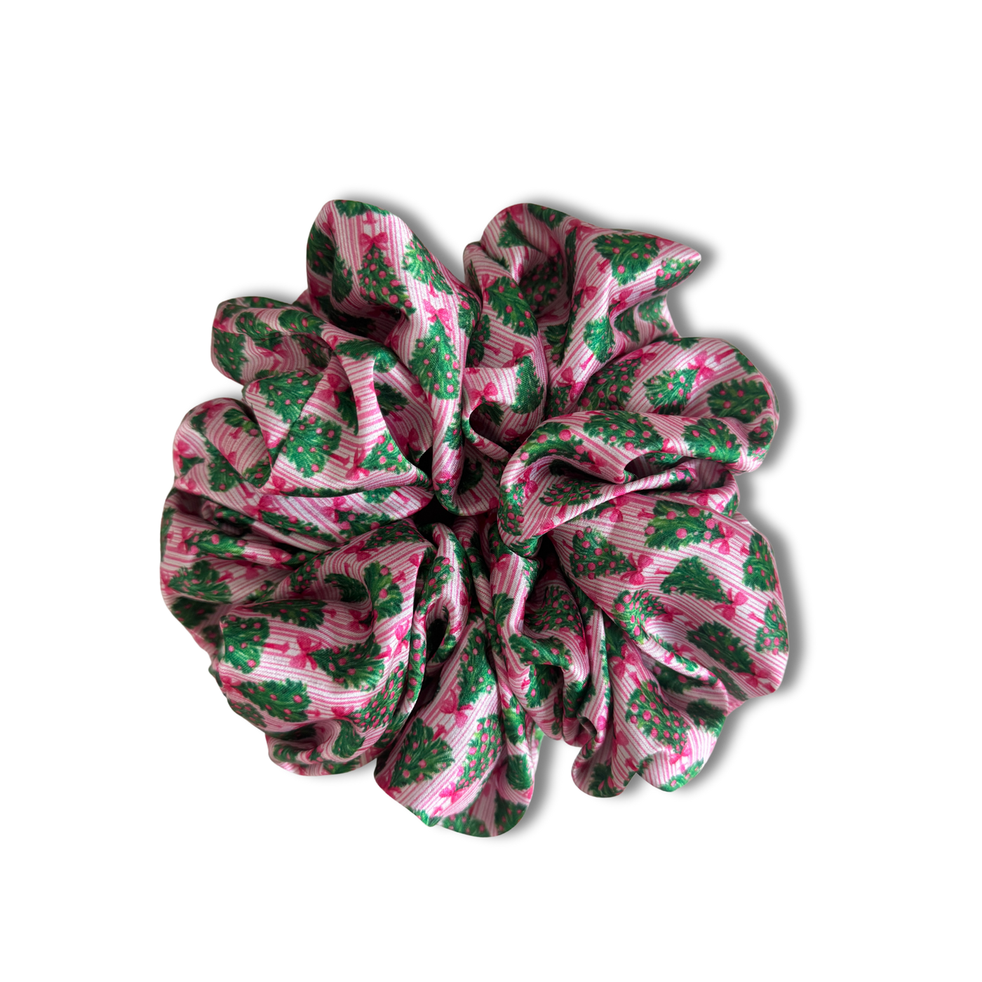 NEW - Pink Crimbo Tree Scrunchie