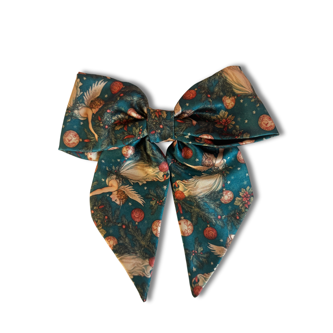 NEW - vintage angel Short Tail Hair Bow