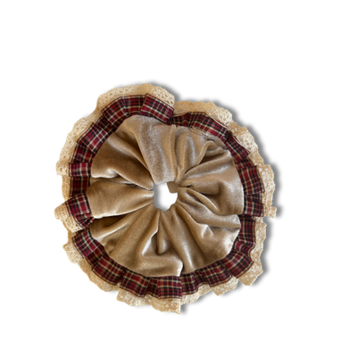 NEW - Mrs Claus Luxe Scrunchie