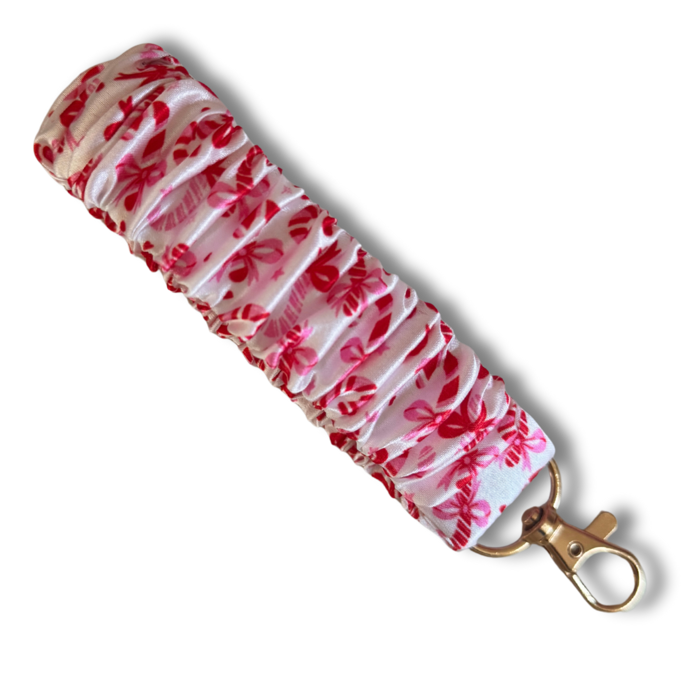 NEW - Tiny Candy Canes Scrunchlet