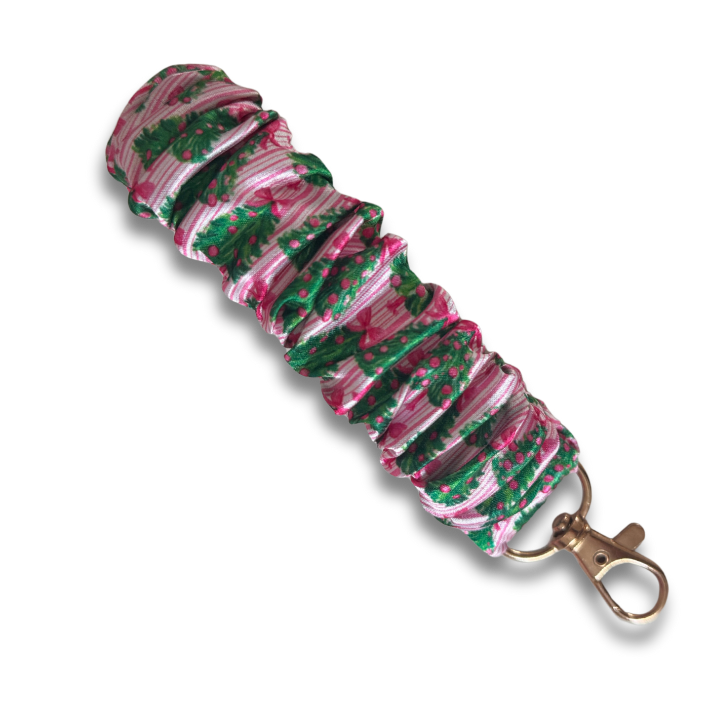 NEW - Pink Crimbo Tree Scrunchlet