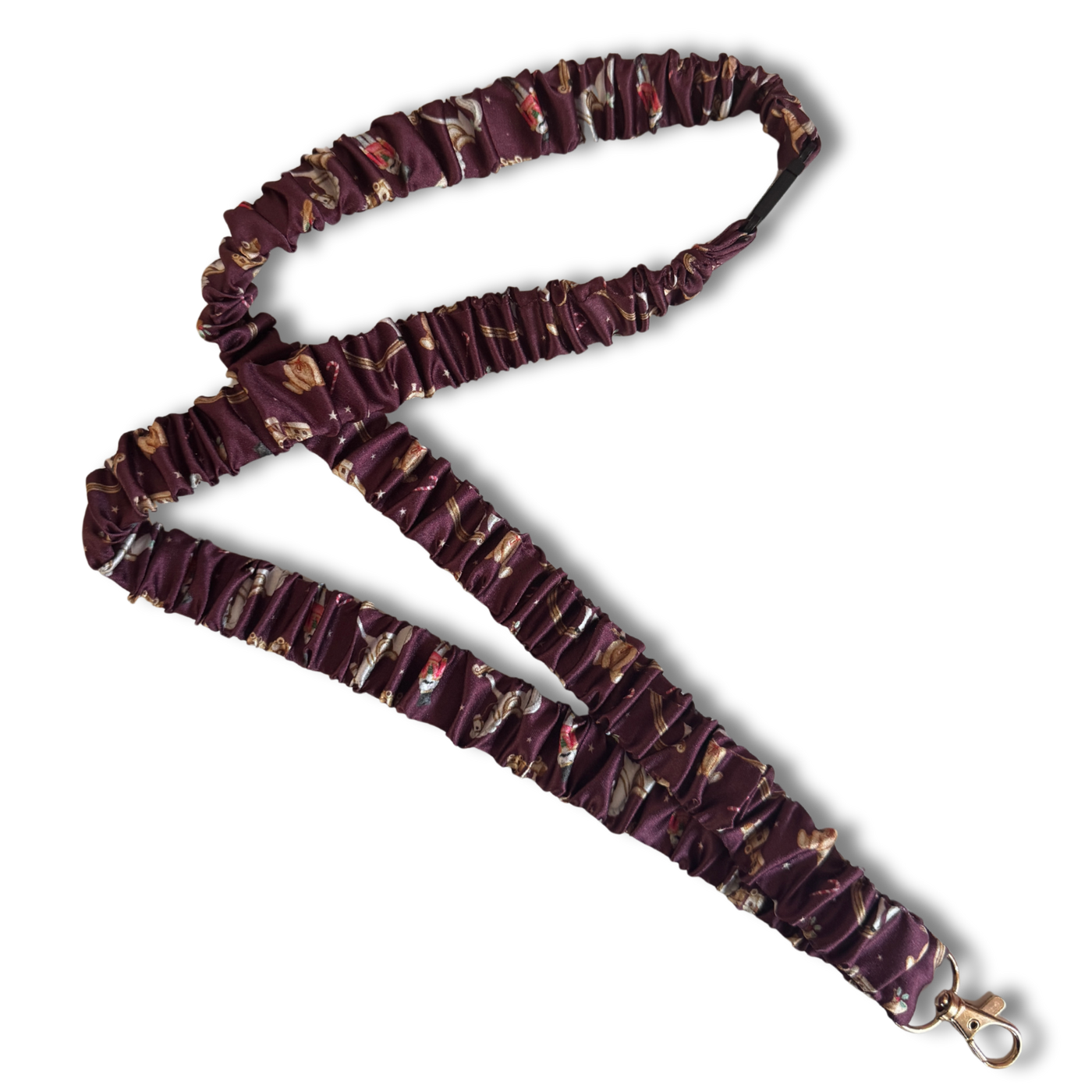 NEW - Christmas Toy Shop Scrunchie Lanyard