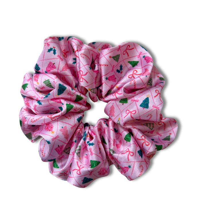 Christmas Trellis Scrunchie
