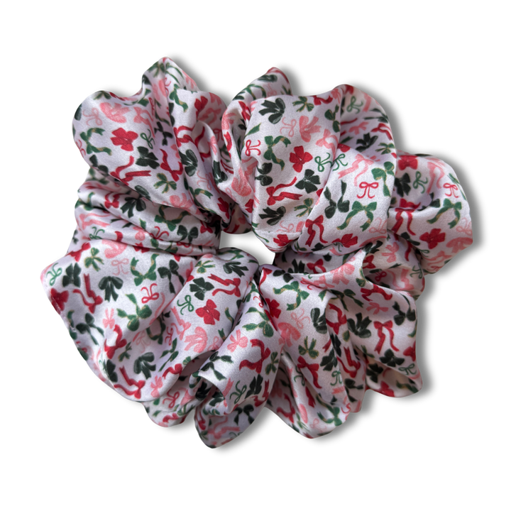 Christmas Bows Scrunchie