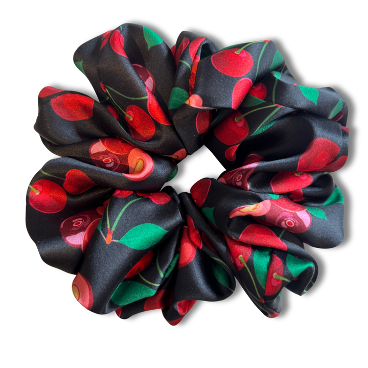 Morello Cherries Scrunchie