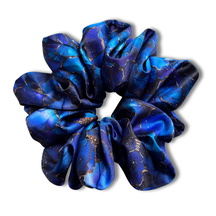 Marble Sapphire Scrunchie