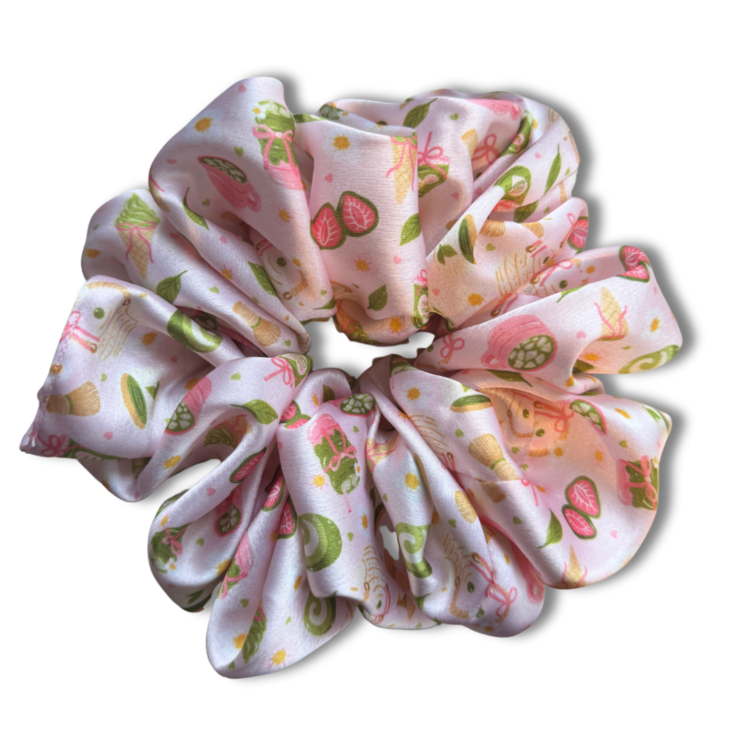 Matcha Mix Scrunchie