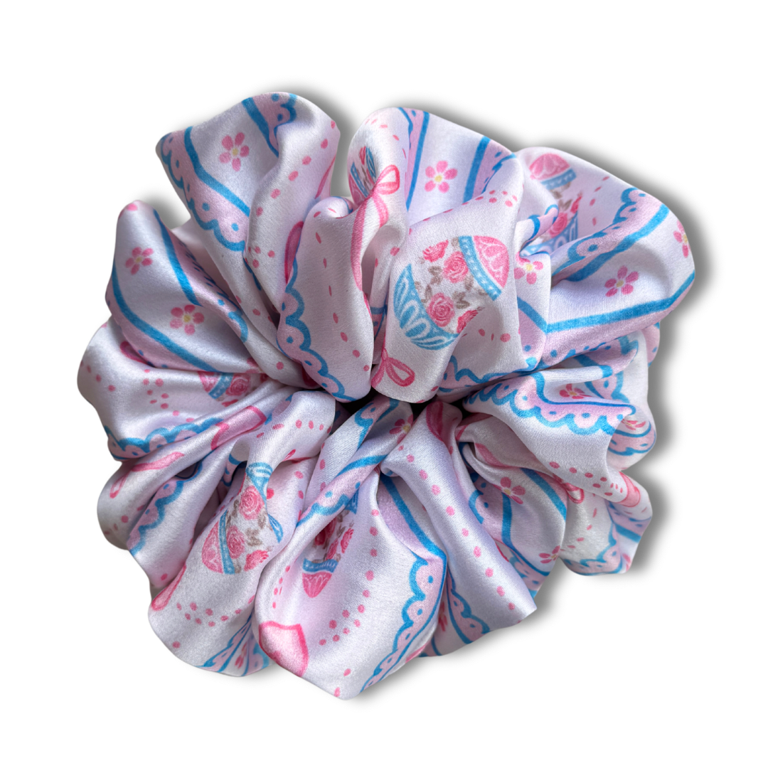 Pastel Egg Scrunchie