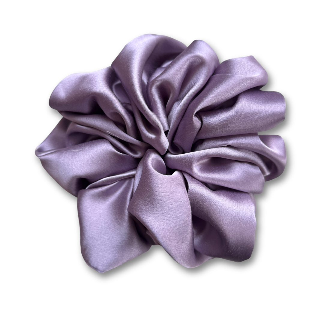 Mauve Plain Scrunchie