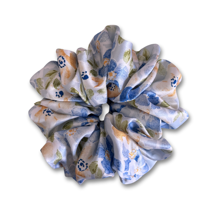 Watercolour floral Scrunchie